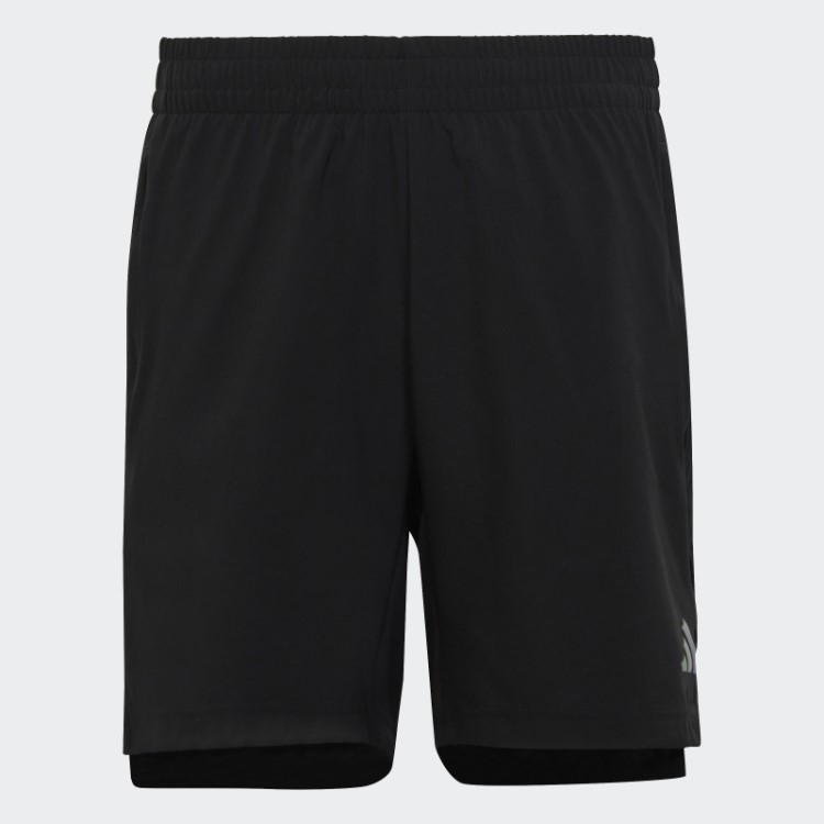 Short Adidas Aeroready Com As Três Listras Pretas