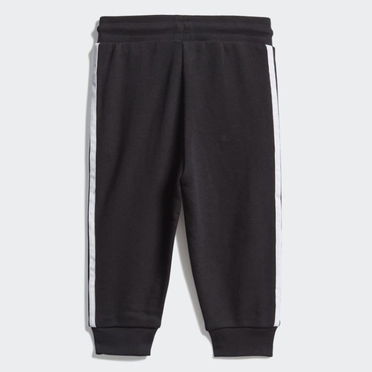Conjunto De Moletom Da Tripulação Preto Adidas