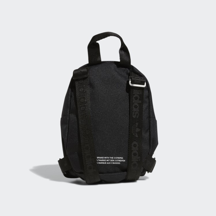Mini Mochila Adidas Preta Trefoil 2.0