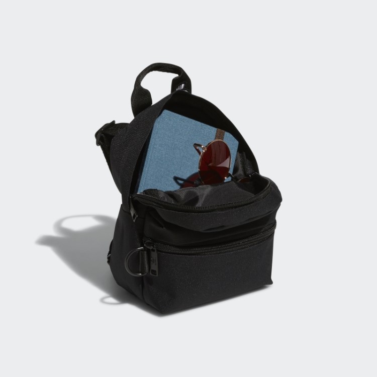Mini Mochila Adidas Preta Trefoil 2.0