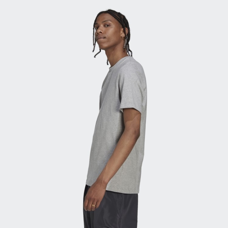 Camiseta Clássica Cinza Médio Adidas