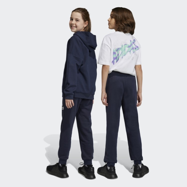 Calça De Algodão Adidas Ink Essentials Regular Fit Com Logo Grande