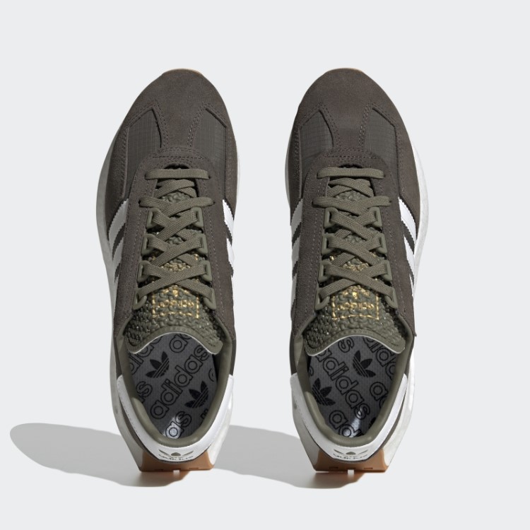 Elegantes Sapatos Adidas Retropy E5 Verde-oliva