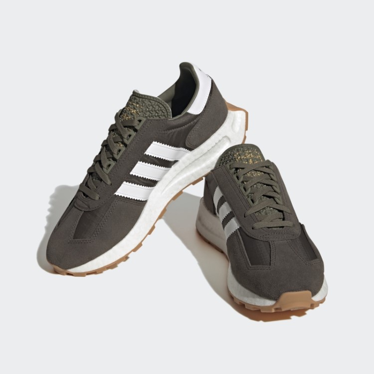 Elegantes Sapatos Adidas Retropy E5 Verde-oliva