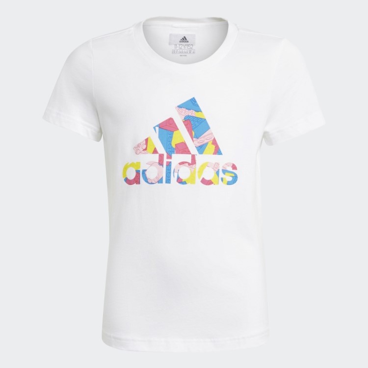 Camiseta Branca Fashion Adidas X Classic Lego Graphic