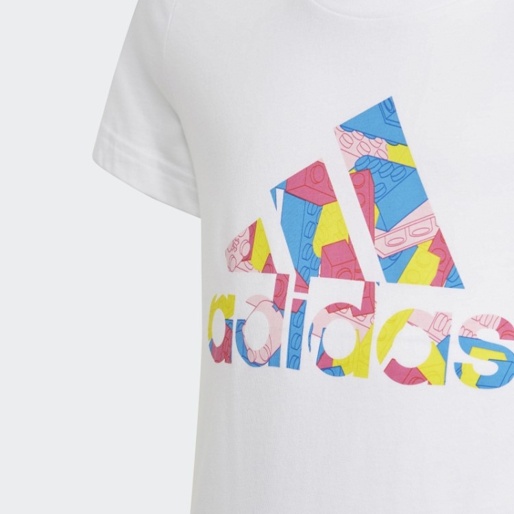 Camiseta Branca Fashion Adidas X Classic Lego Graphic