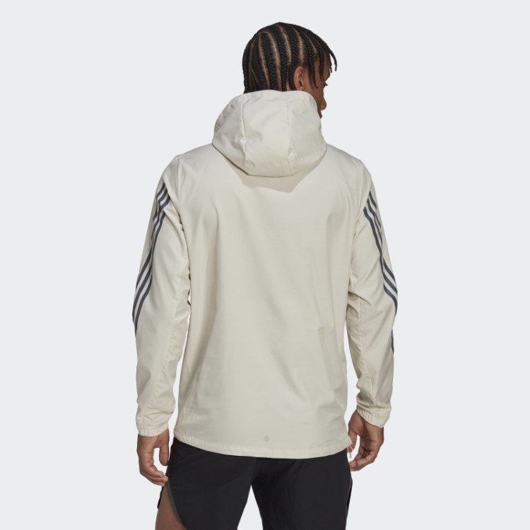 Jaqueta Adidas Aluminium Run Icons Com As Três Listras