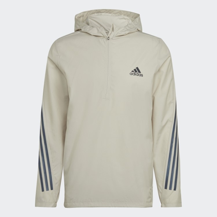 Jaqueta Adidas Aluminium Run Icons Com As Três Listras