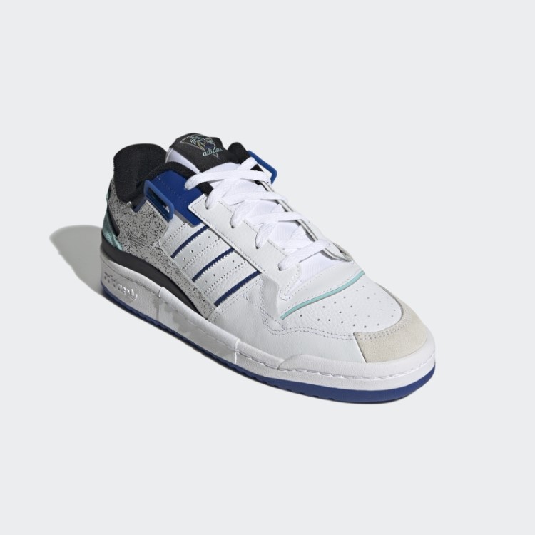 Adidas Forum Exibe Sapatos Baixos Azuis