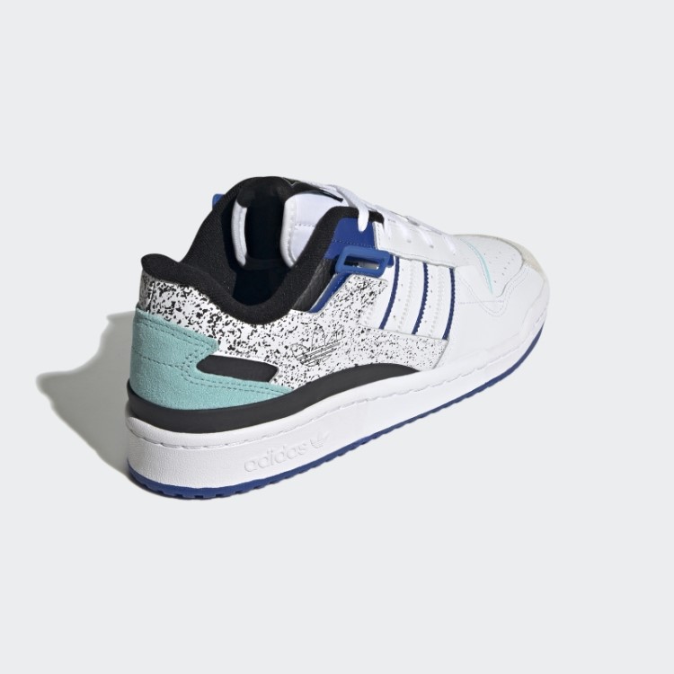 Adidas Forum Exibe Sapatos Baixos Azuis