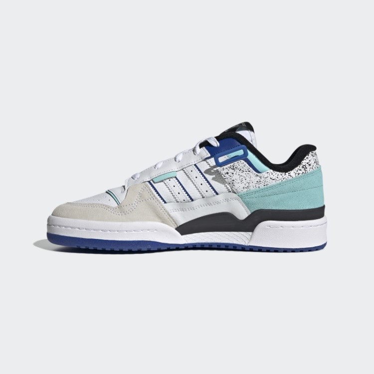 Adidas Forum Exibe Sapatos Baixos Azuis