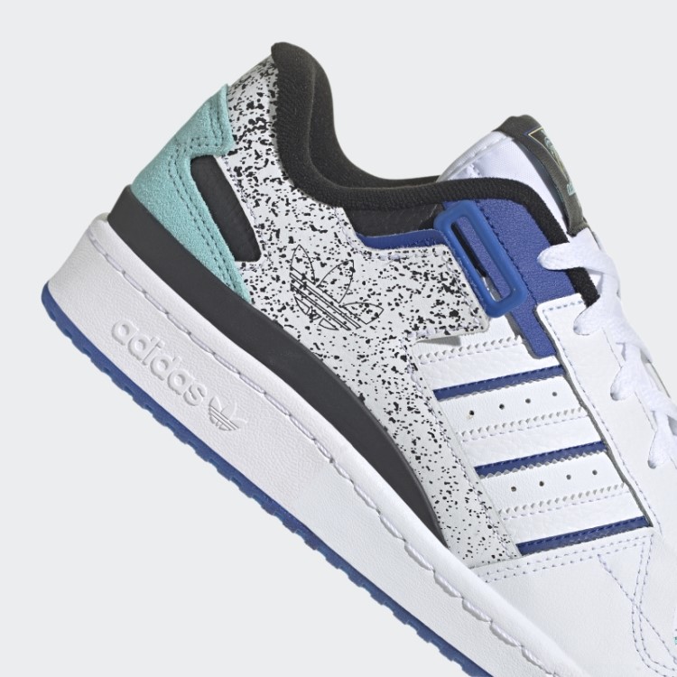 Adidas Forum Exibe Sapatos Baixos Azuis