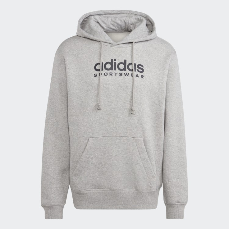 Adidas All Szn Moletom Com Capuz Gráfico Cinza Médio