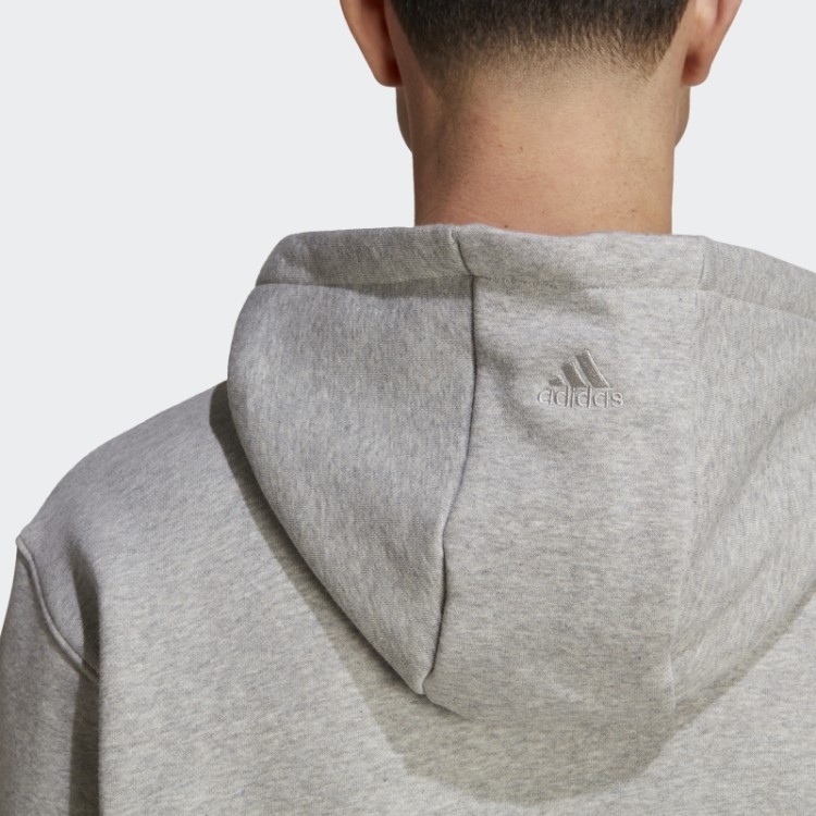 Adidas All Szn Moletom Com Capuz Gráfico Cinza Médio