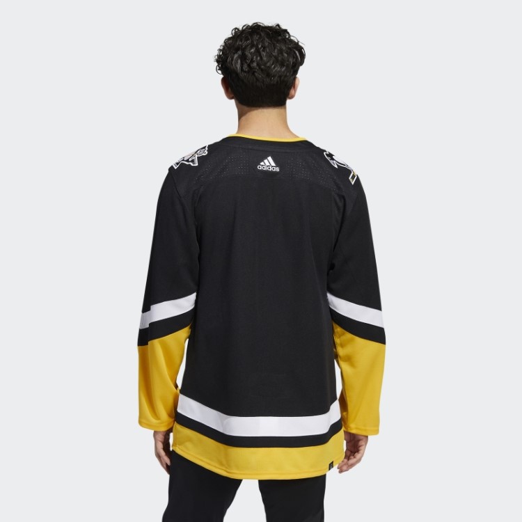 Penguins Away Camisa Autêntica Adidas Preto