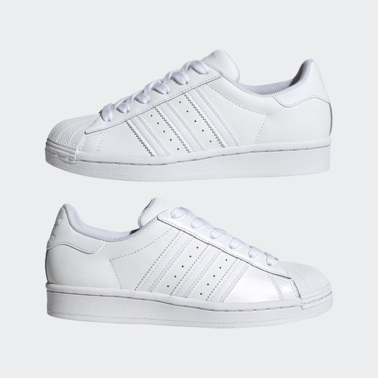 Sapatos Elegantes Adidas Superstar Branco
