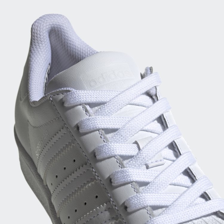Sapatos Elegantes Adidas Superstar Branco