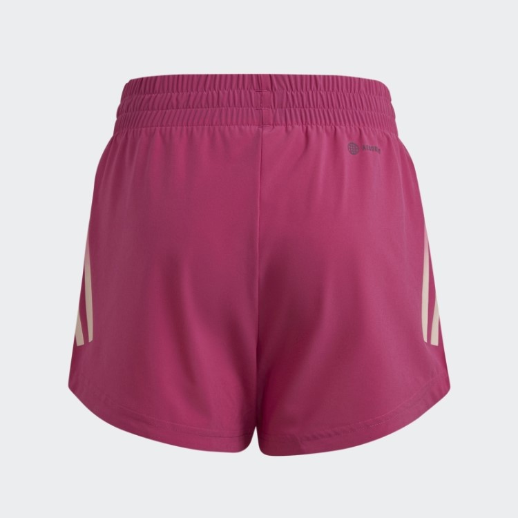 Short De Cintura Alta Tecido Adidas Training Aeroready Fúcsia
