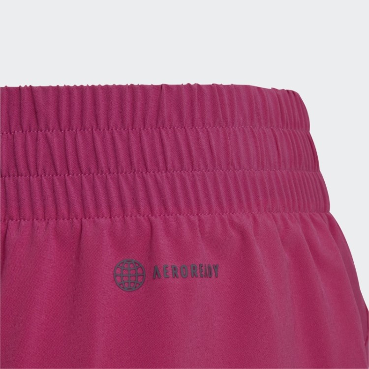 Short De Cintura Alta Tecido Adidas Training Aeroready Fúcsia