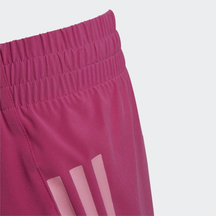 Short De Cintura Alta Tecido Adidas Training Aeroready Fúcsia
