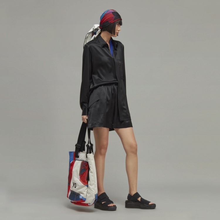 Top Adidas Y-3 Tech Silk Manga Longa