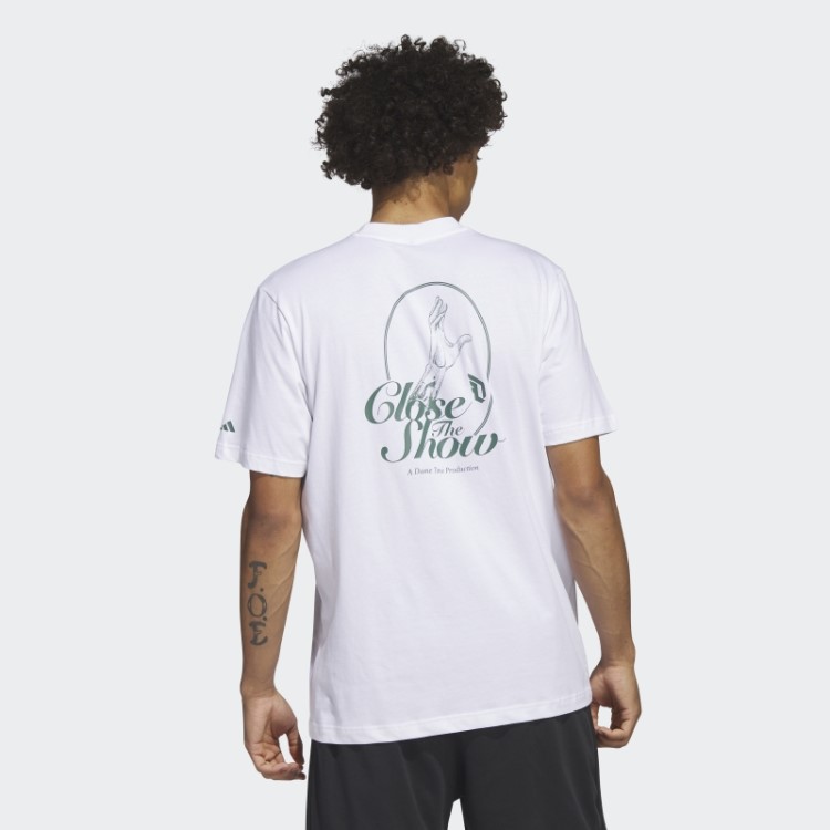 Camiseta Branca Adidas Dame 9