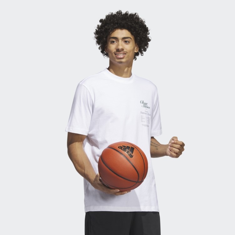 Camiseta Branca Adidas Dame 9