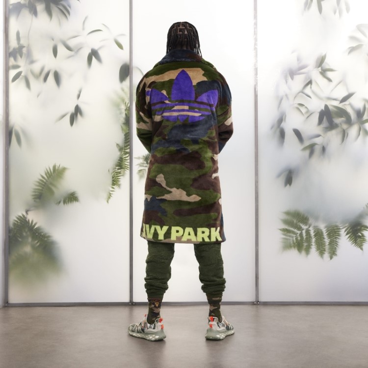 Casaco De Pele Sintética Adidas (todos Os Gêneros) Aop Camo