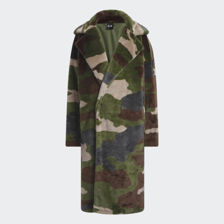 Casaco De Pele Sintética Adidas (todos Os Gêneros) Aop Camo
