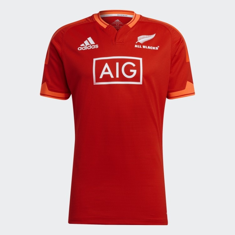 Adidas Red All Blacks Rugby Primeblue Réplica Camisa De Treinamento