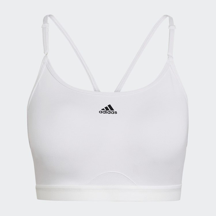 Sutiã Branco Adidas Aeroreact Training Leve