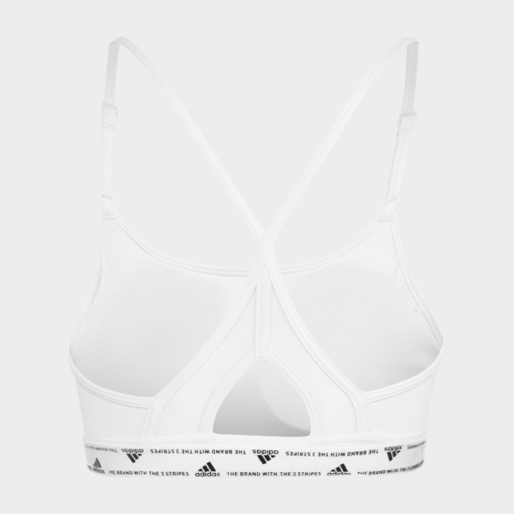 Sutiã Branco Adidas Aeroreact Training Leve