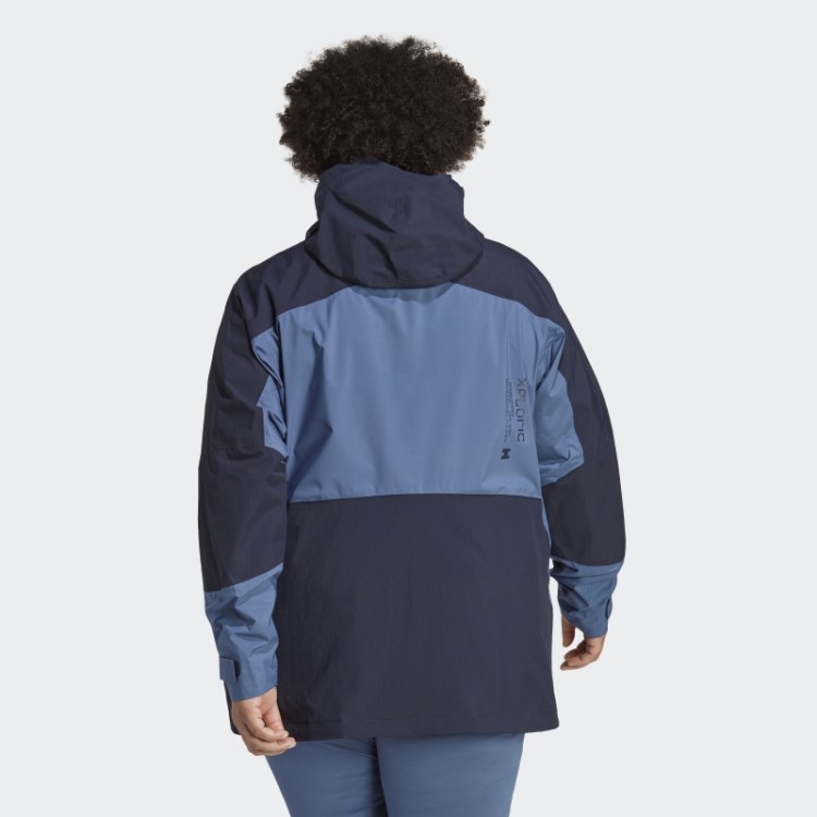 Jaqueta De Caminhada Adidas Terrex Xploric Rain.rdy (tamanho Grande) Aço