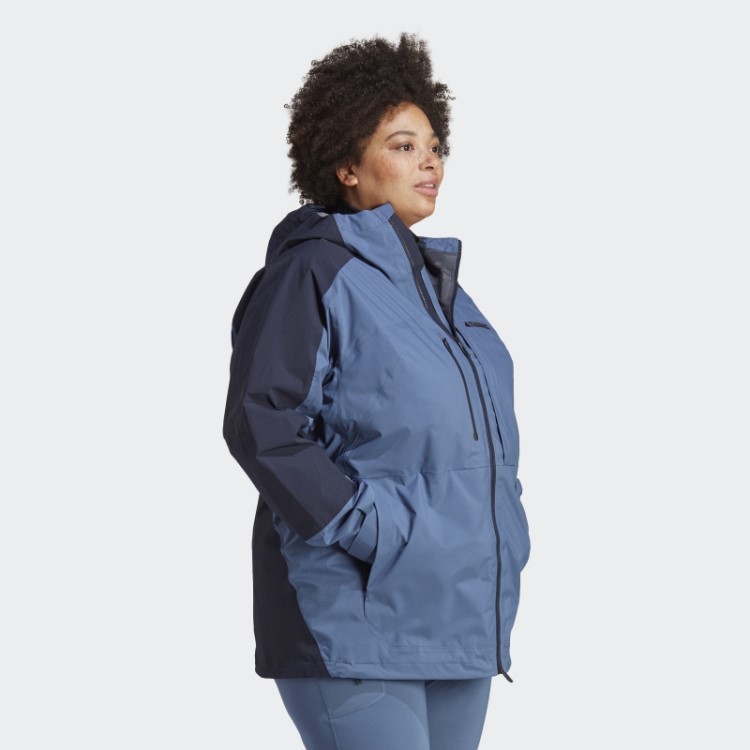 Jaqueta De Caminhada Adidas Terrex Xploric Rain.rdy (tamanho Grande) Aço