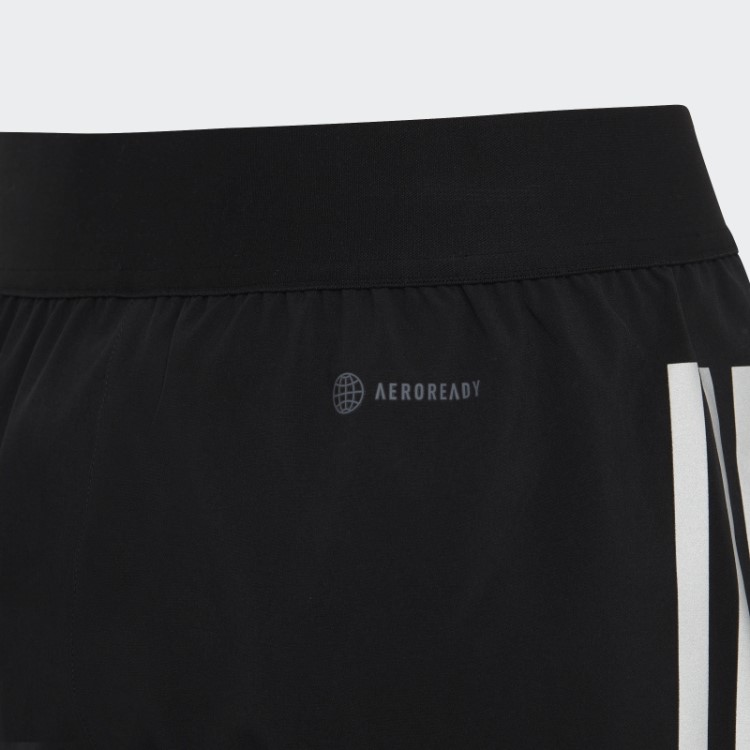 Calção Tecido Aeroready Dois Em Um Preto Adidas
