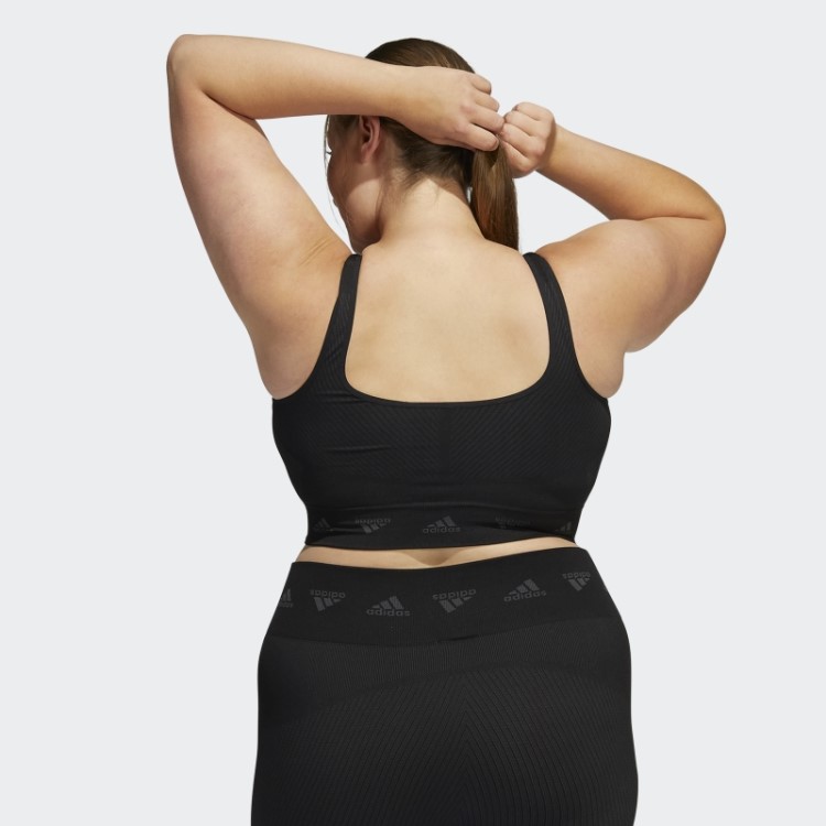 Sutiã Preto Adidas Aeroknit Light-support (tamanho Grande) Quente