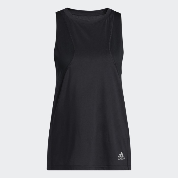Adidas Black Possui A Regata Run