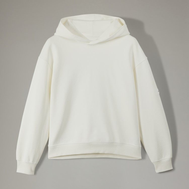 Y-3 Moletom Com Capuz Quadrado Felpudo De Algodão Orgânico Adidas Fashion