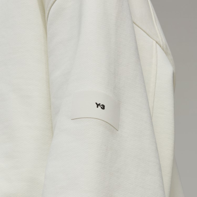 Y-3 Moletom Com Capuz Quadrado Felpudo De Algodão Orgânico Adidas Fashion