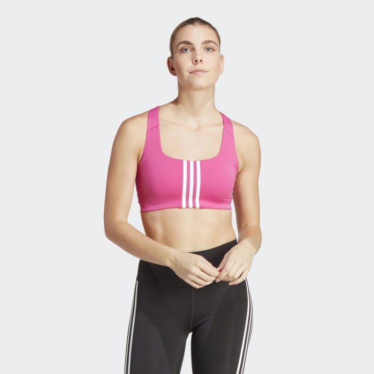 Sutiã Adidas Fuchsia Powerimpact Training De Suporte Médio