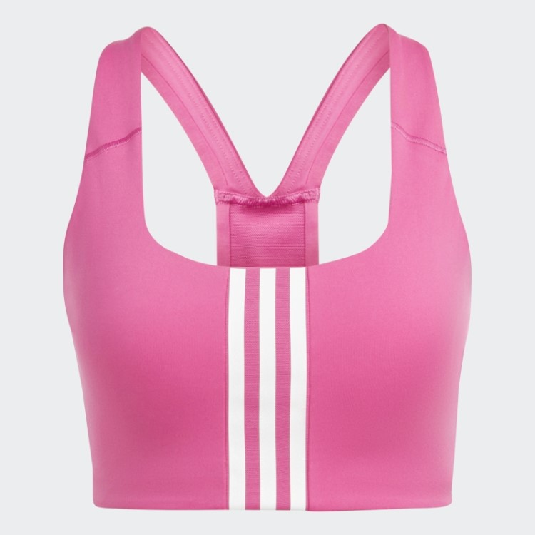 Sutiã Adidas Fuchsia Powerimpact Training De Suporte Médio