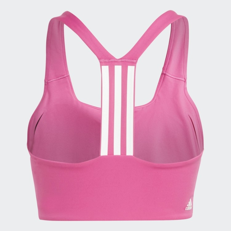 Sutiã Adidas Fuchsia Powerimpact Training De Suporte Médio