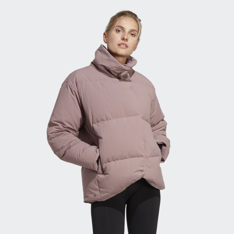 Jaqueta Big Baffle Down Adidas Roxo Fashion