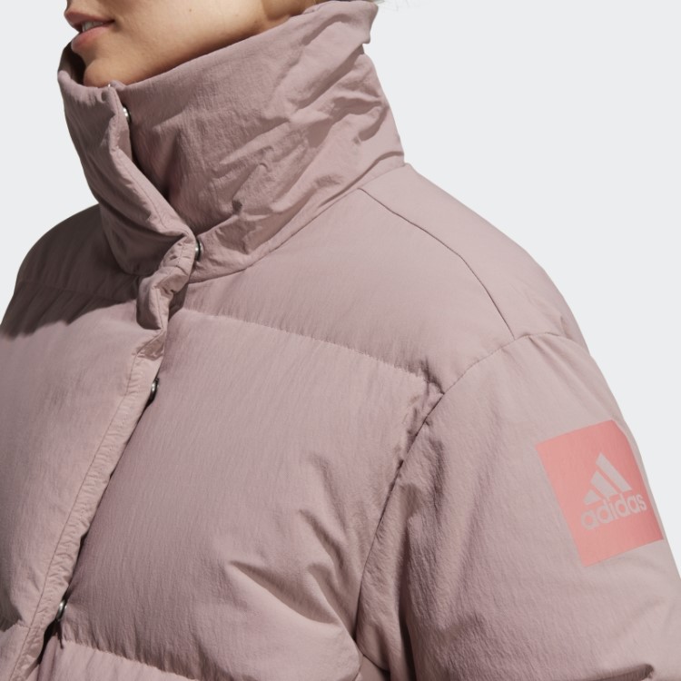 Jaqueta Big Baffle Down Adidas Roxa