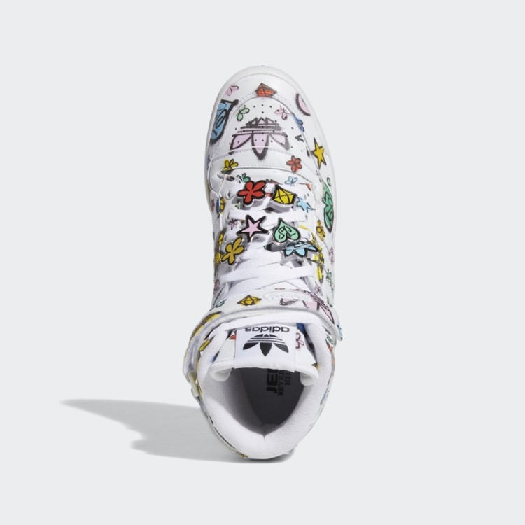 Jeremy Scott Forum 84 Hi Mono Sapatos Branco Adidas