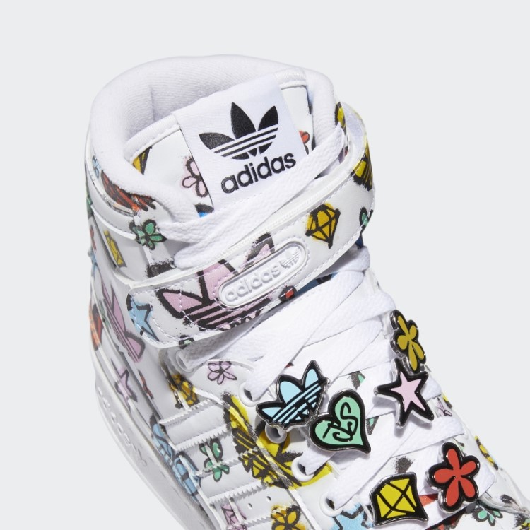 Jeremy Scott Forum 84 Hi Mono Sapatos Branco Adidas