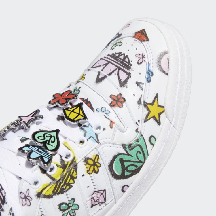 Jeremy Scott Forum 84 Hi Mono Sapatos Branco Adidas