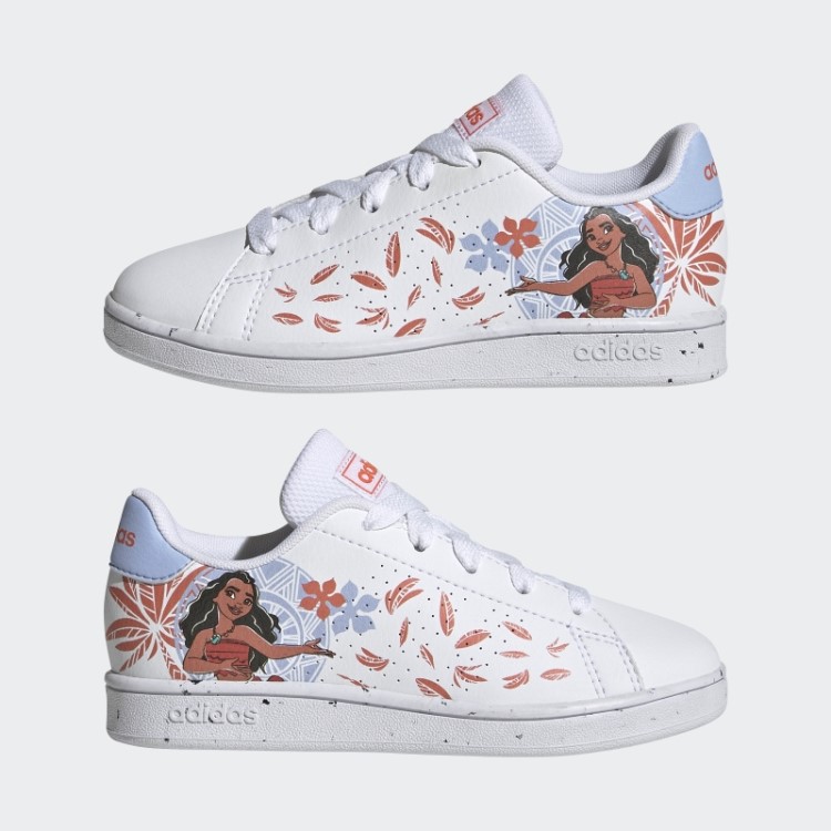 Branco Adidas X Disney Advantage Sapatos Moana Moda