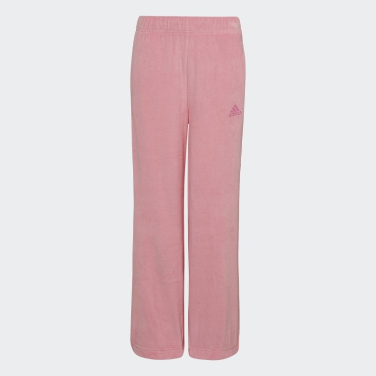 Calça Regular Rosa Adidas Lounge Velour