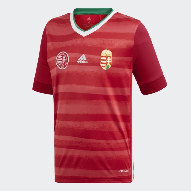 Camisa Home Vermelha Da Hungria Adidas